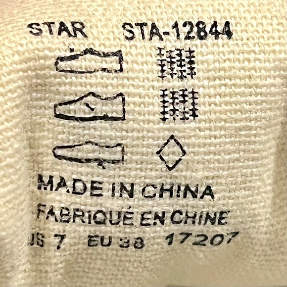 Taos Women's Star Charcoal Wash Canvas Lace Up Sneakers size 7/38 - Picture 12 of 12